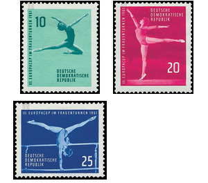 Kunstturn European Cup of Women, Leipzig  - Germany / German Democratic Republic 1961 Set