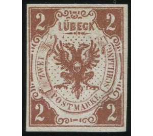 Lübeck coat of arms - Germany / Old German States / Lübeck 1859 - 2