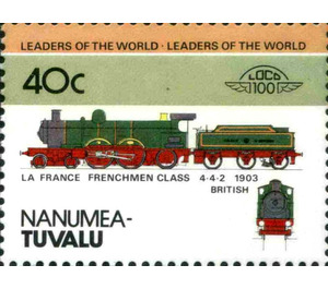 LA France Frenchmen Class 4-4-2 1903 British - Polynesia / Tuvalu, Nanumea 1984