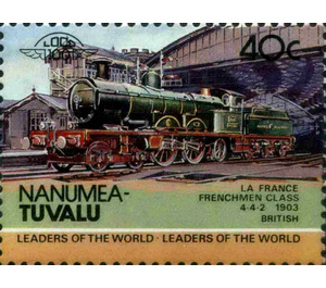 LA France Frenchmen Class 4-4-2 1903 British - Polynesia / Tuvalu, Nanumea 1984