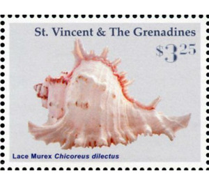 Lace murex - Caribbean / Saint Vincent and The Grenadines 2016 - 3.25