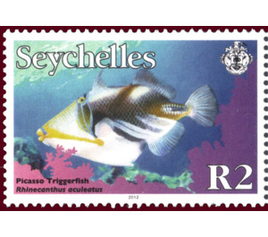 Lagoon Triggerfish (Rhinecanthus aculeatus) - East Africa / Seychelles 2012 - 2