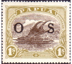 Lakatoi - Black overprint OS - Melanesia / Papua 1931 - 1