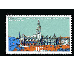 Land parliaments in Germany (3)  - Germany / Federal Republic of Germany 1999 - 110 Pfennig