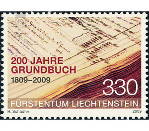 Land Registry  - Liechtenstein 2009 - 330 Rappen