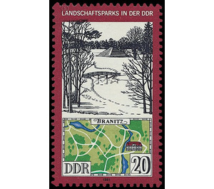 landscape park  - Germany / German Democratic Republic 1981 - 20 Pfennig