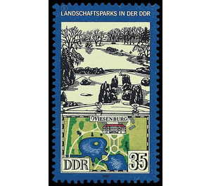 landscape park  - Germany / German Democratic Republic 1981 - 35 Pfennig