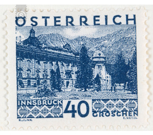 landscapes  - Austria / I. Republic of Austria 1929 - 40 Groschen