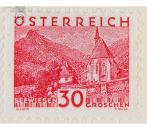 landscapes  - Austria / I. Republic of Austria 1932 - 30 Groschen