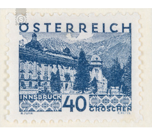 landscapes  - Austria / I. Republic of Austria 1932 - 40 Groschen