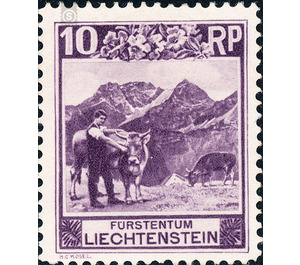 landscapes  - Liechtenstein 1930 - 10 Rappen