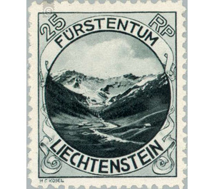 landscapes  - Liechtenstein 1930 - 25 Rappen