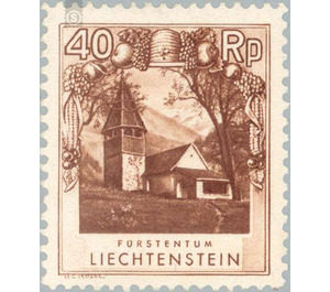 landscapes  - Liechtenstein 1930 - 40 Rappen