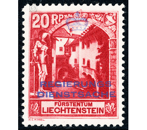 landscapes  - Liechtenstein 1932 - 20 Rappen