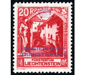 landscapes  - Liechtenstein 1932 - 20 Rappen