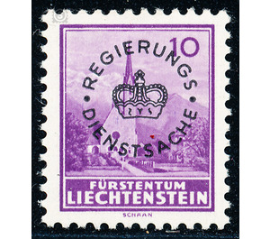 landscapes  - Liechtenstein 1934 - 10 Rappen