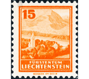 landscapes  - Liechtenstein 1935 - 15 Rappen