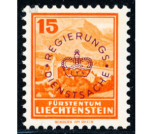 landscapes  - Liechtenstein 1935 - 15 Rappen