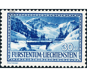 landscapes  - Liechtenstein 1935 - 30 Rappen