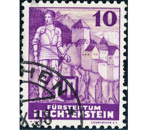 landscapes  - Liechtenstein 1937 - 10 Rappen