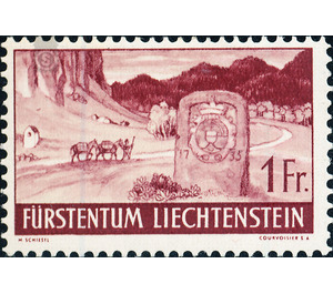 landscapes  - Liechtenstein 1937 - 100 Rappen