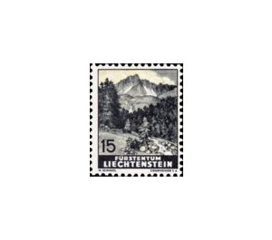 landscapes  - Liechtenstein 1937 - 15 Rappen