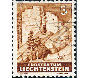 landscapes  - Liechtenstein 1937 - 3 Rappen