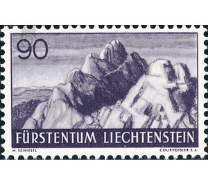 landscapes  - Liechtenstein 1938 - 90 Rappen