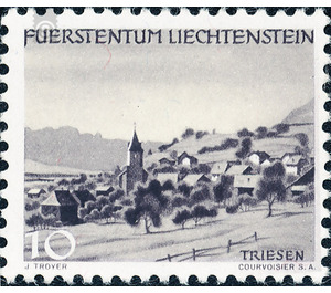 landscapes  - Liechtenstein 1944 - 10 Rappen