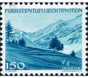 landscapes  - Liechtenstein 1944 - 150 Rappen