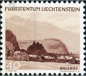 landscapes  - Liechtenstein 1944 - 40 Rappen