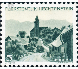 landscapes  - Liechtenstein 1944 - 5 Rappen