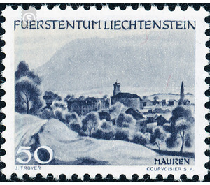 landscapes  - Liechtenstein 1944 - 50 Rappen