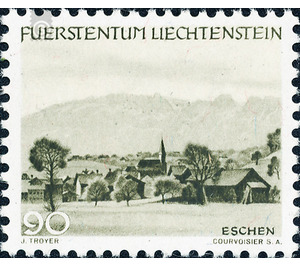 landscapes  - Liechtenstein 1944 - 90 Rappen