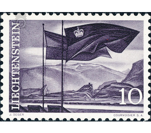 landscapes  - Liechtenstein 1959 - 10 Rappen