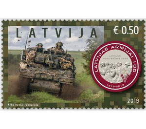 Latvian Army - Latvia 2019 - 0.50