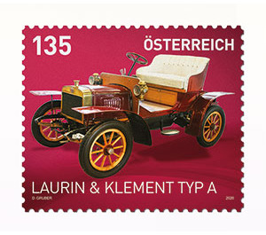 Laurin & Klement type A - Austria / II. Republic of Austria 2020 - 135 Euro Cent