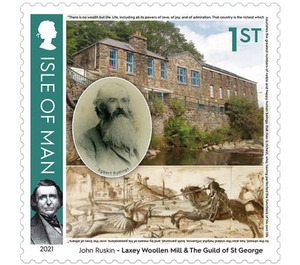 Laxey Woollen Mill & The Guild of St George - Great Britain / British Territories / Isle of Man 2021