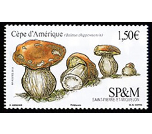 Le Cèpe d'Amérique (Boletus chippewaensis) - North America / Saint Pierre and Miquelon 2019 - 1.50