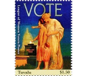 League of Women Voters Poster - Polynesia / Tuvalu 2020