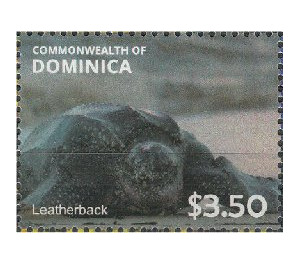 Leatherback Sea-Turtle (Dermochelys coriacea) - Caribbean / Dominica 2014 - 3.50