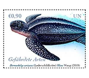 Leatherback Turtle (Dermochelys coriacea) - UNO Vienna 2019 - 0.90