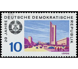 Leipzig Autumn Fair - Germany / German Democratic Republic 1969 - 10 Pfennig