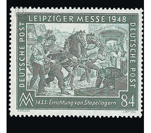 Leipzig Spring Fair 1948  - Germany / Western occupation zones / American zone 1948 - 84 Pfennig