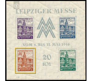 Leipzig Trade Fair  - Germany / Sovj. occupation zones / West Saxony 1946 - 24 Pfennig