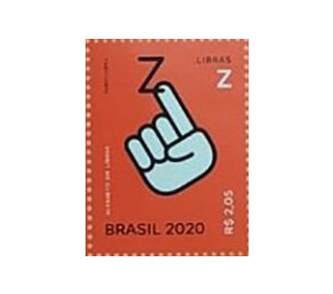 Letter Z in Brazilian Sign Language - Brazil 2020 - 2.05