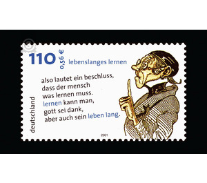 Lifelong learning  - Germany / Federal Republic of Germany 2001 - 110 Pfennig