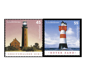 lighthouses  - Germany / Federal Republic of Germany 2004 Set
