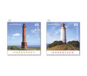 lighthouses  - Germany / Federal Republic of Germany 2009 Set