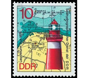 Lighthouses  - Germany / German Democratic Republic 1974 - 10 Pfennig